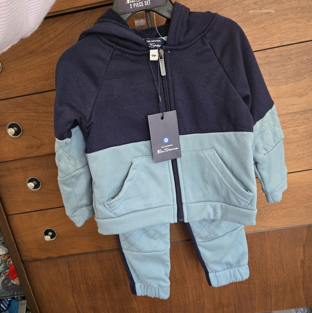 NWT- Ben Sherman 2 Piece Set- Jacket And Pants- 18 Months